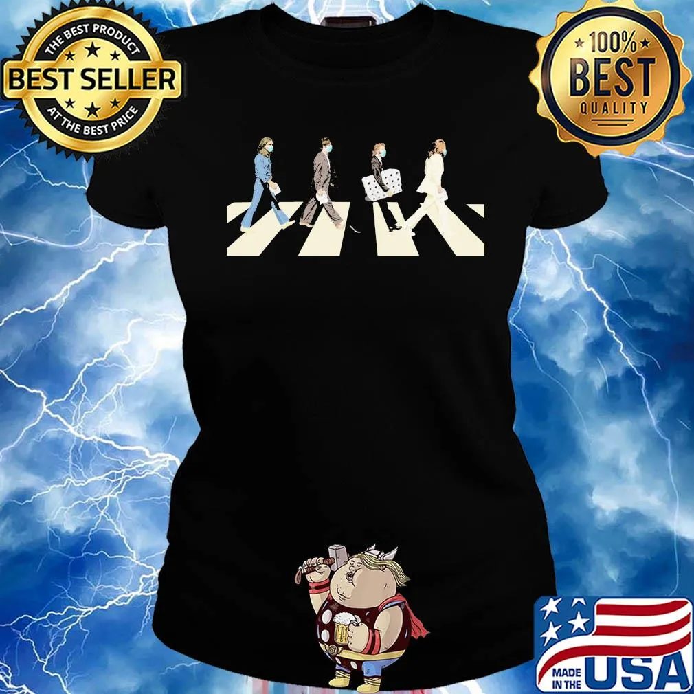 The beatles abbey road toilet paper covid-19 s Ladies tee