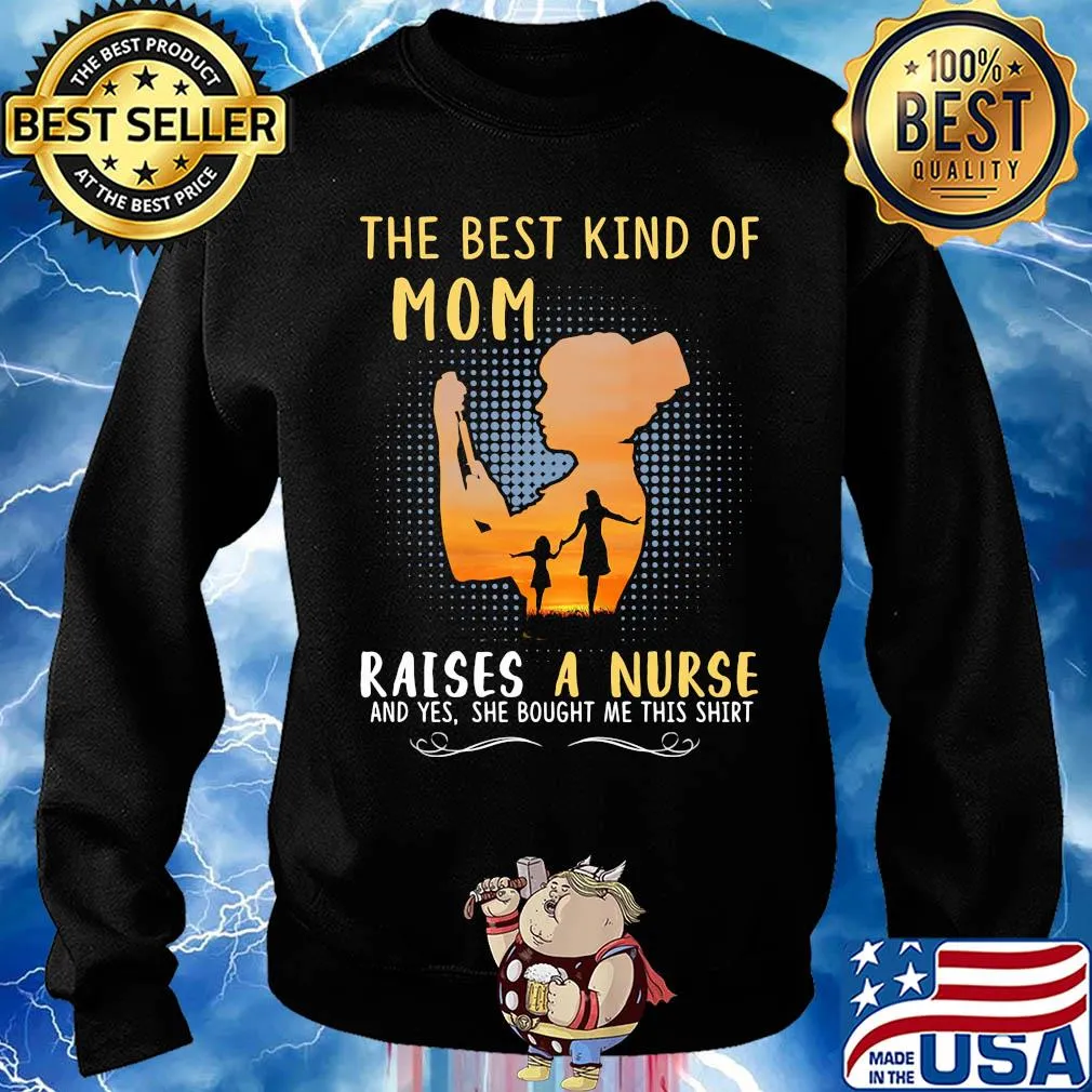 The best kind of mom raises a nurse and yes she bought me this s Sweater