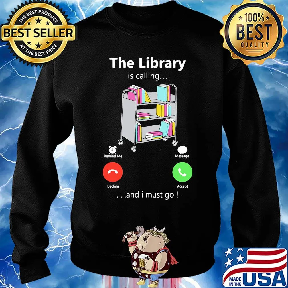 The library is calling and I must go s Sweater