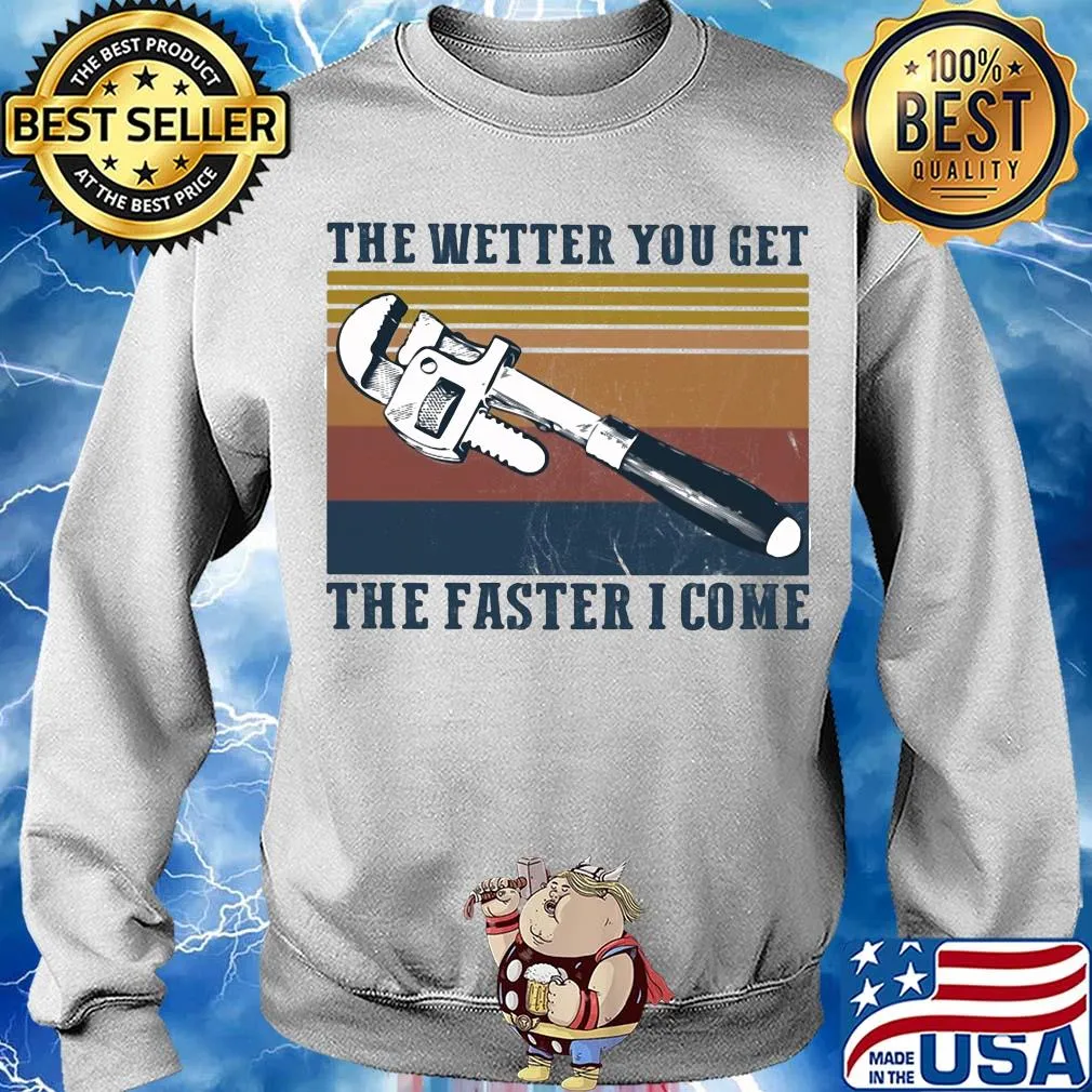 The wetter you get the faster I come vintage s Sweater