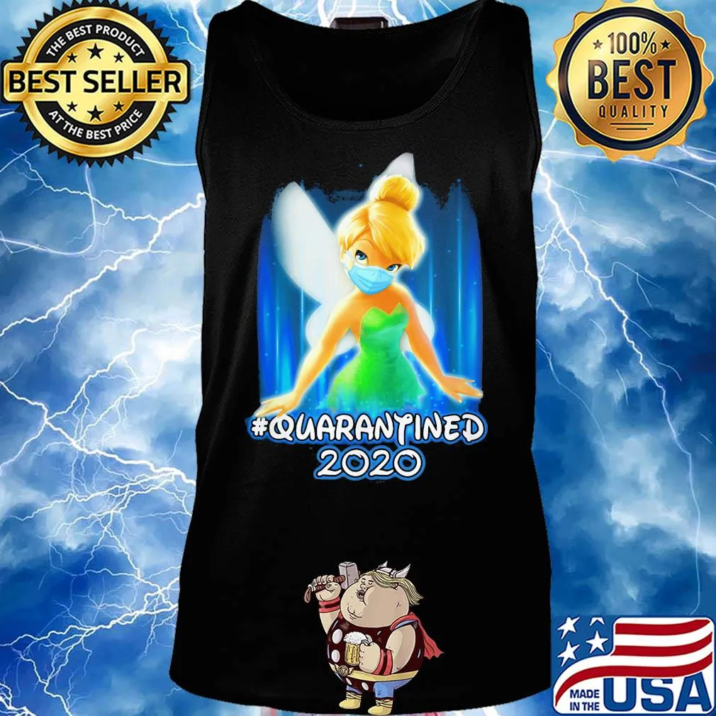 Tinker Bell quarantined 2020 Disney mask covid-19 s Tank top