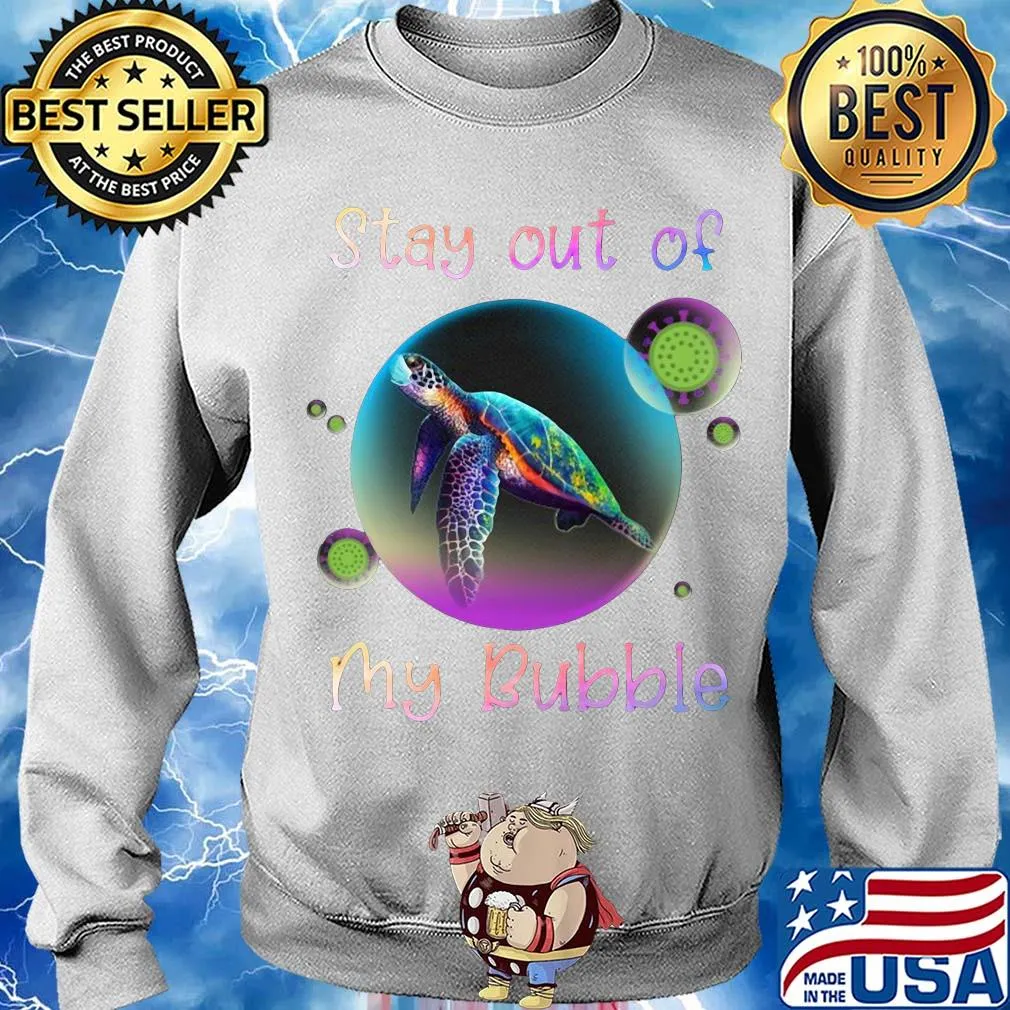 Turtle stay out my bubble coronavirus mask s Sweater