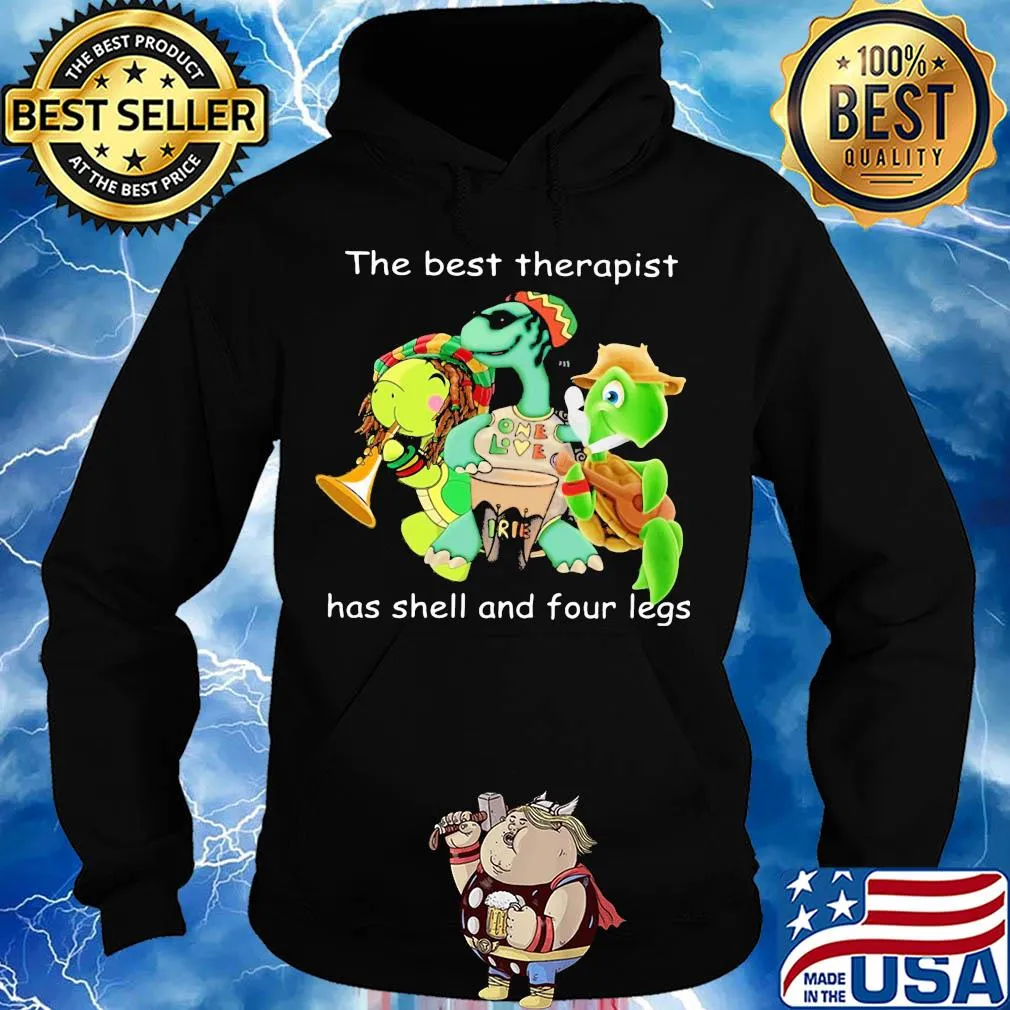 Turtle the best therapist has shell and four legs s Hoodie