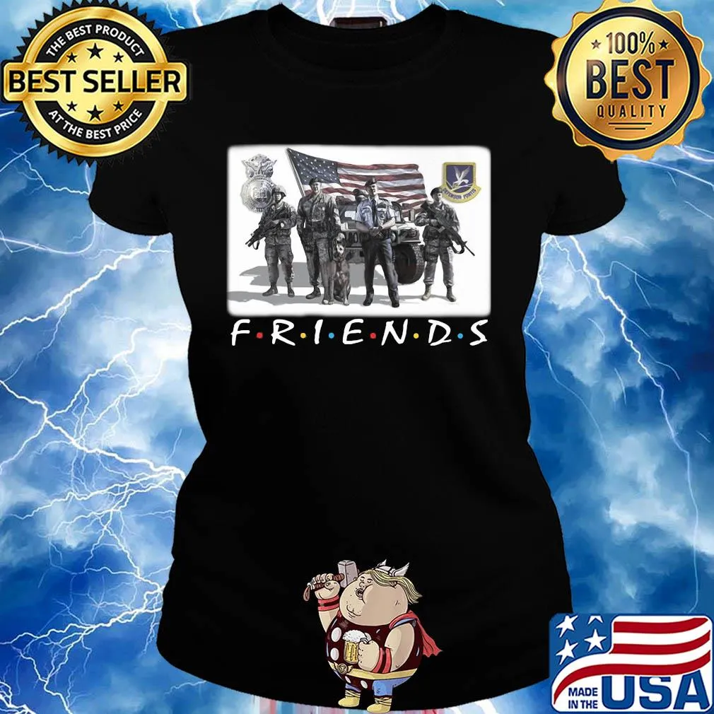 Usaf security force friends veterans Ladies tee