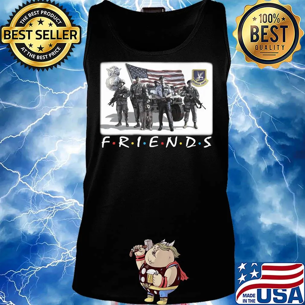 Usaf security force friends veterans Tank top