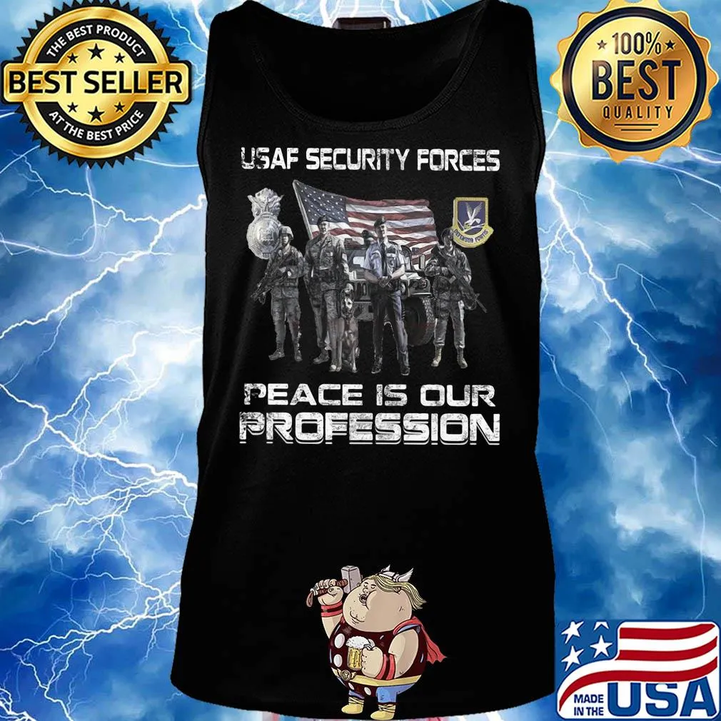Usaf security force peace is our profession flag s Tank top