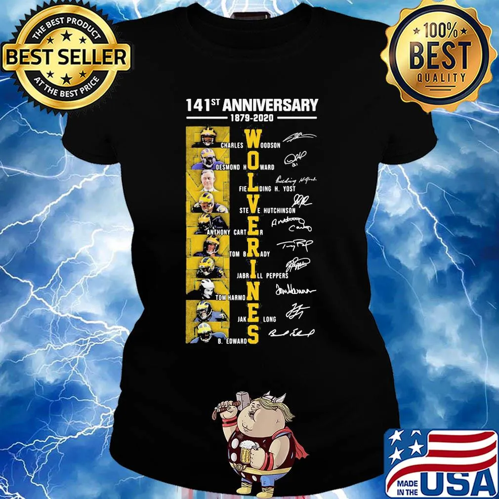141st anniversary 1879 2020 michigan wolverines football team s Ladies tee