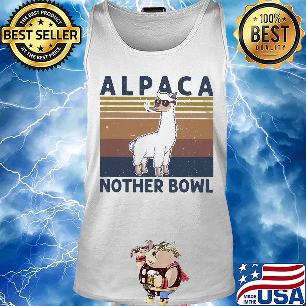 Alpaca nother bowl vintage s Tank top