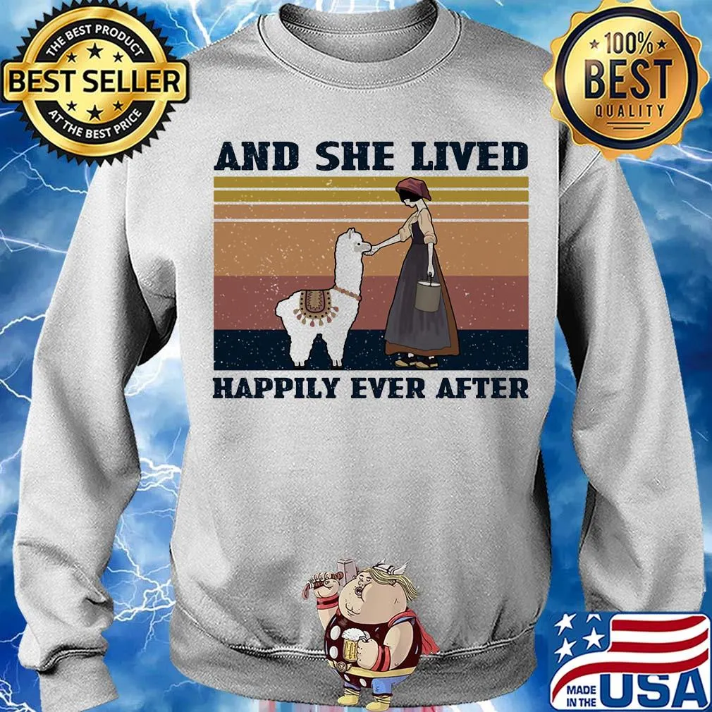 And she lives happily ever after vintage s Sweater