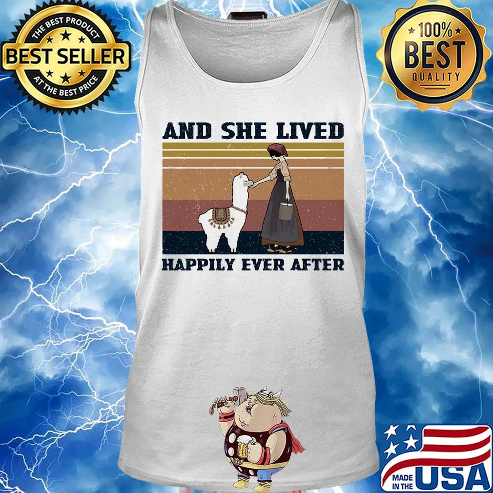 And she lives happily ever after vintage s Tank top