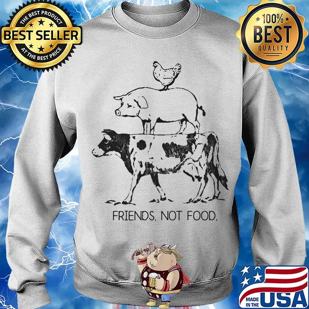 Animal chicken pig and cow friends not food s Sweater