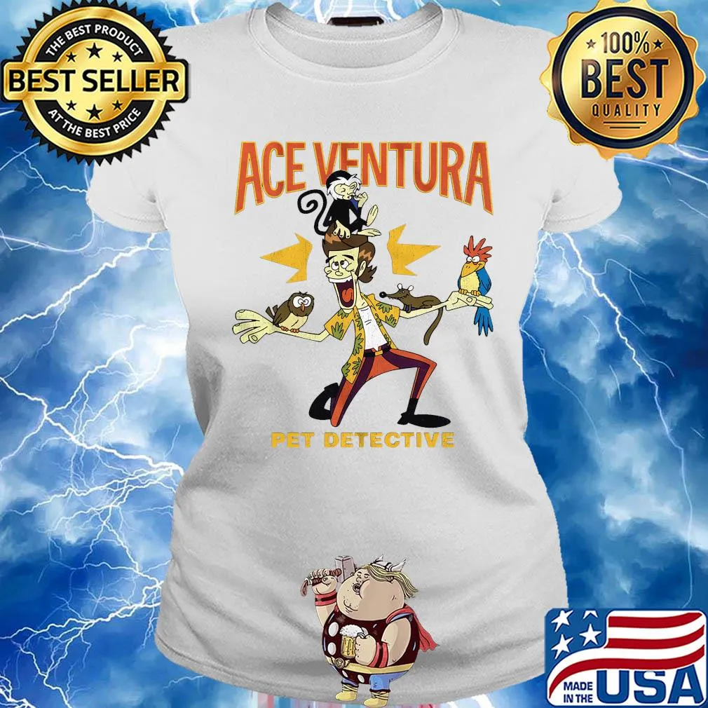 Animated ace ventura pet detective s Ladies tee