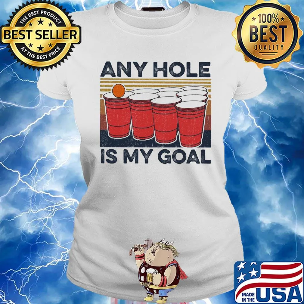Any hole is my goal vintage s Ladies tee