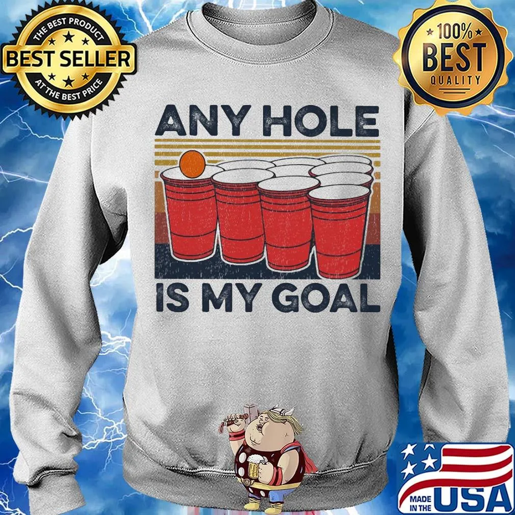 Any hole is my goal vintage s Sweater