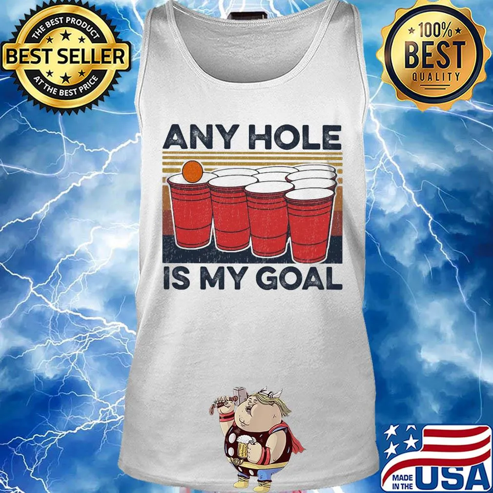 Any hole is my goal vintage s Tank top