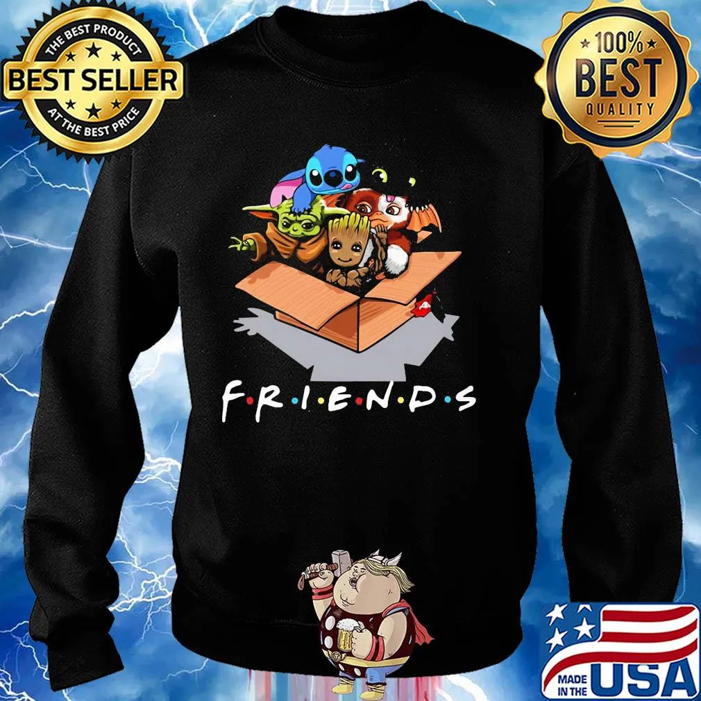 Baby groot baby stitch and baby toothless baby yoda baby gizmo friends s Sweater