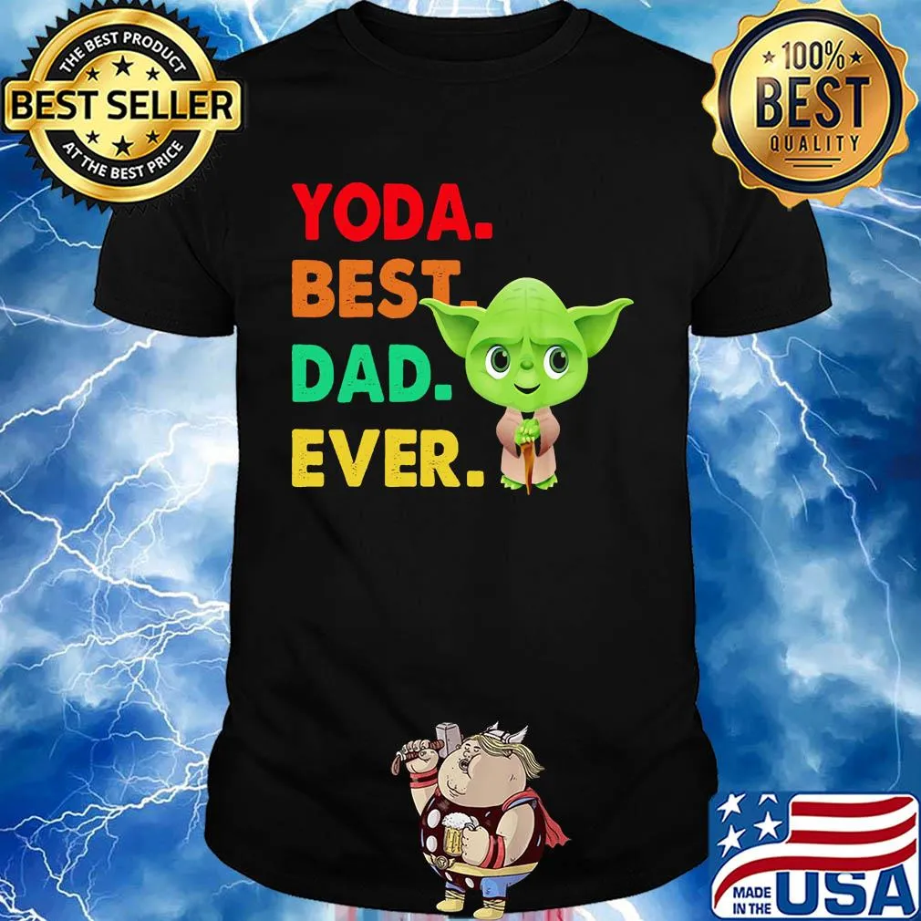 Baby Yoda best dad ever shirt