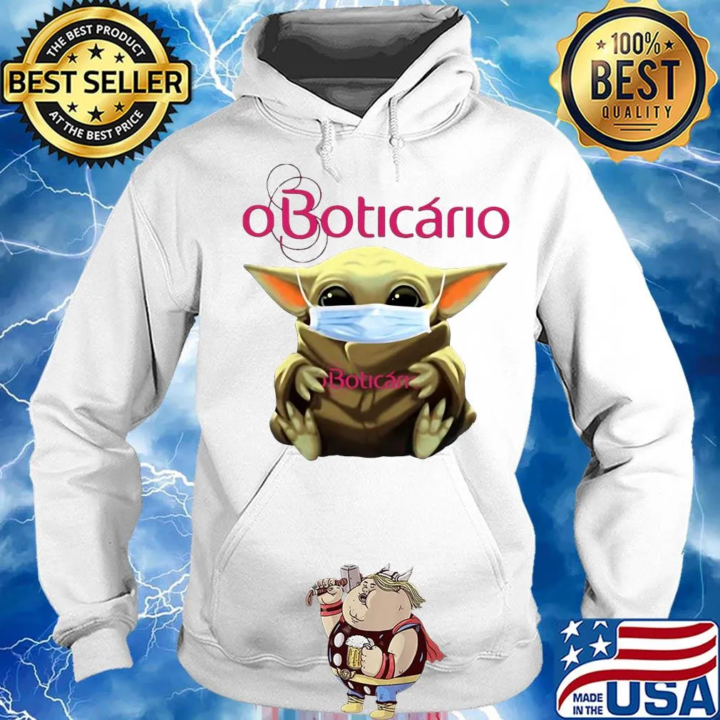 Baby Yoda hug Oboticario mask s Hoodie