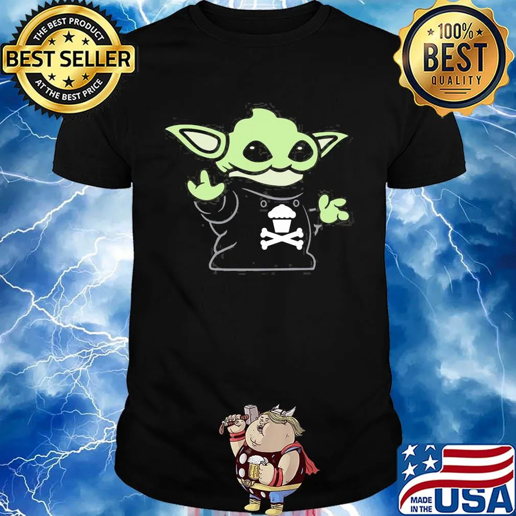 Baby Yoda Yodel Johnny Cupcakes shirt