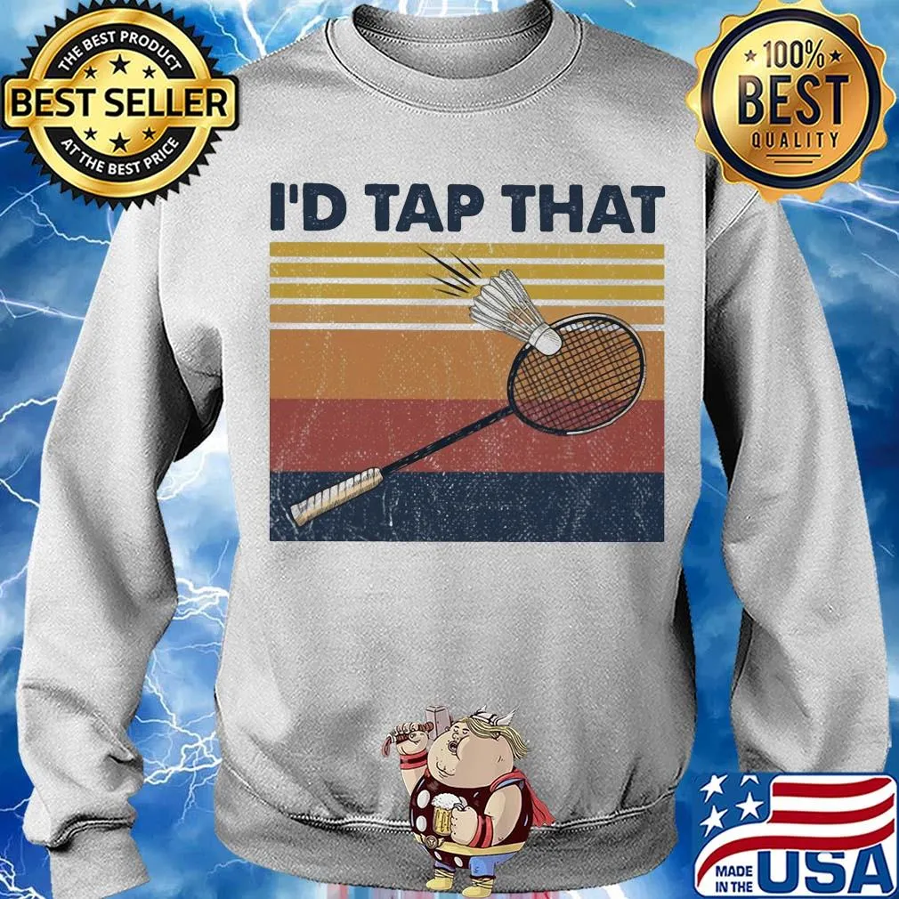 Badminton I'd tap that vintage s Sweater