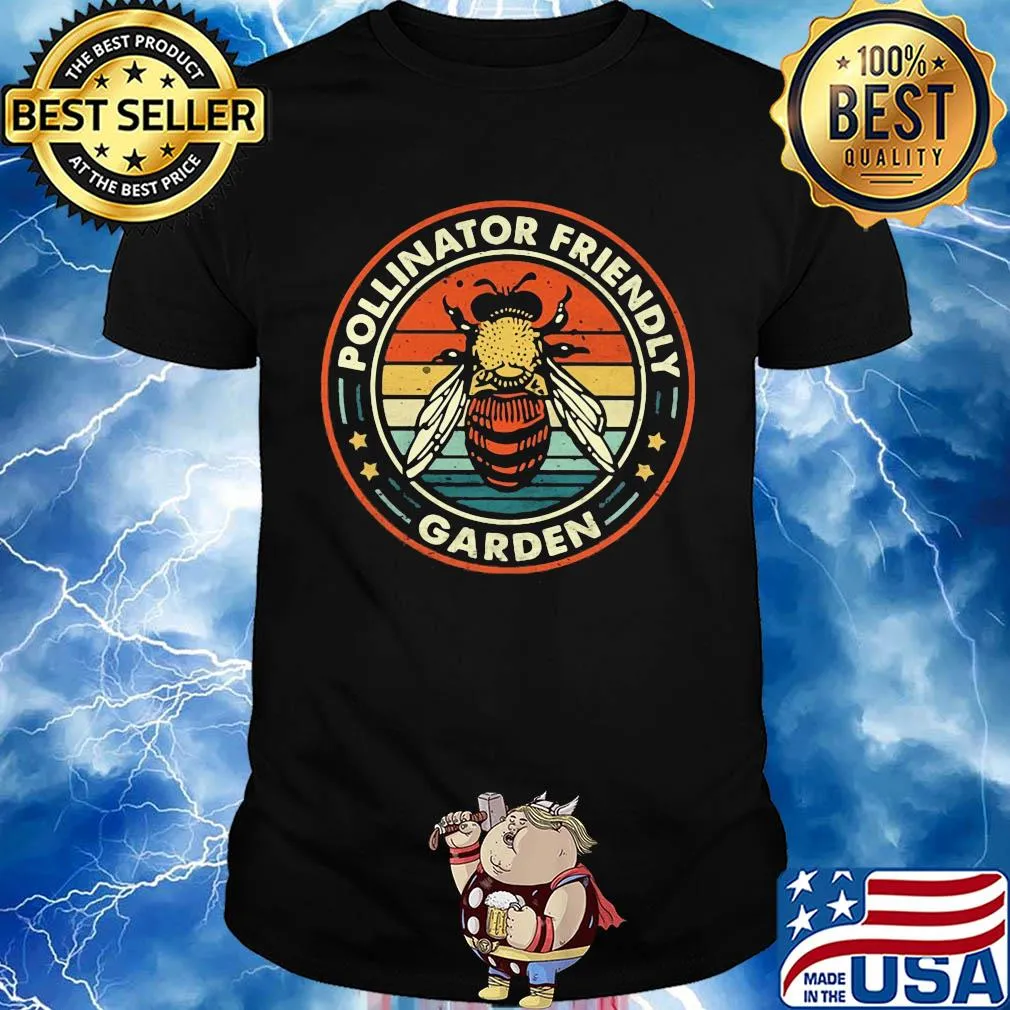 Bee pollinator friendly garden vintage shirt