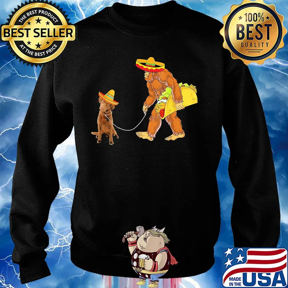 Bigfoot taco chesapeake bay retriever dog s Sweater