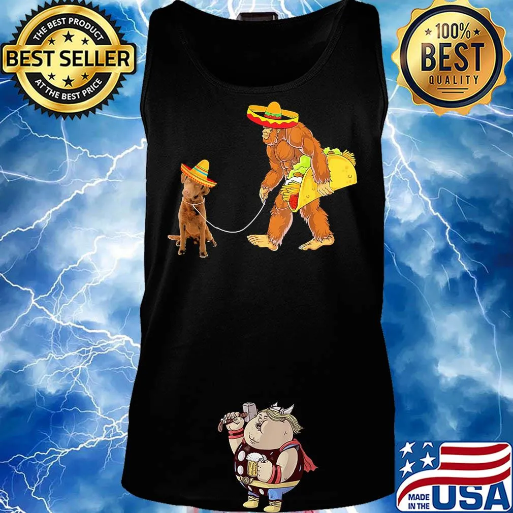 Bigfoot taco chesapeake bay retriever dog s Tank top