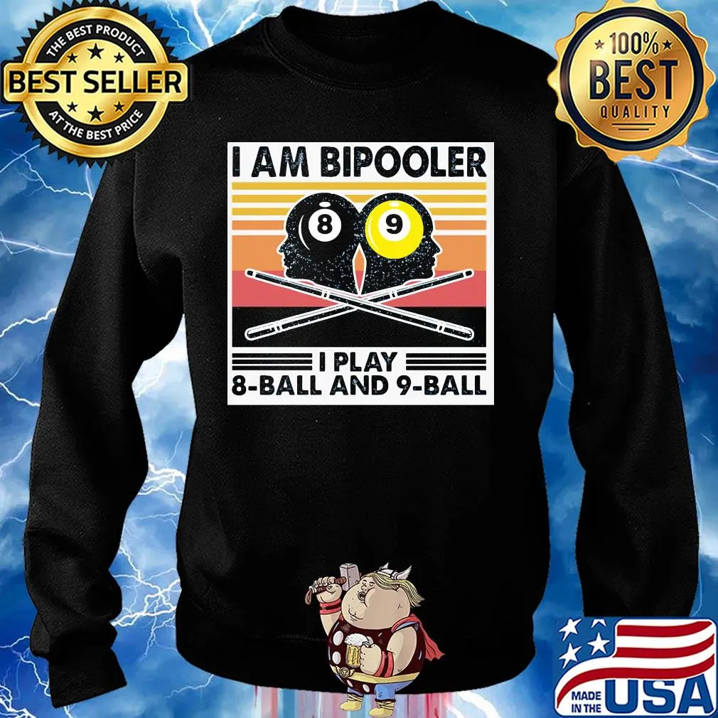 Billiard I am bipooler I play 8-ball and 9-ball vintage s Sweater