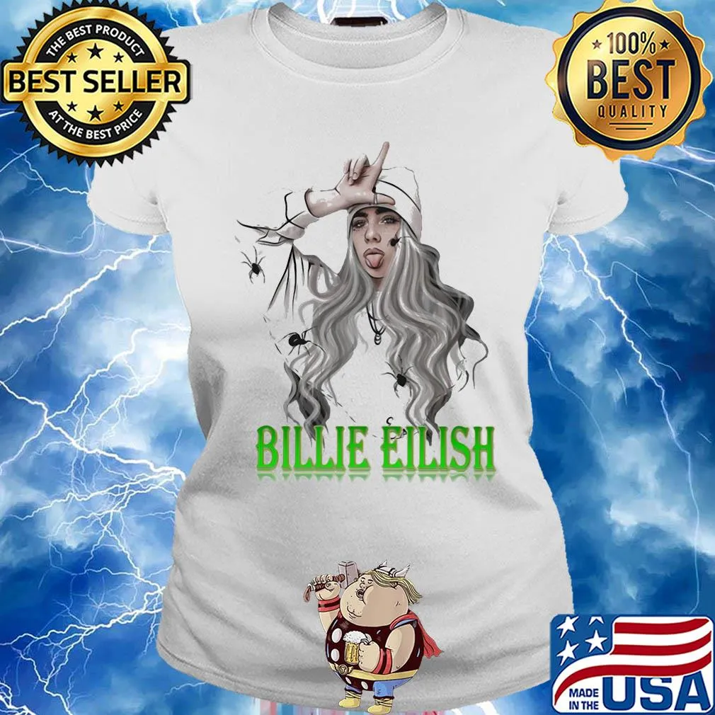 Billie eilish tarantula mouth art s Ladies tee