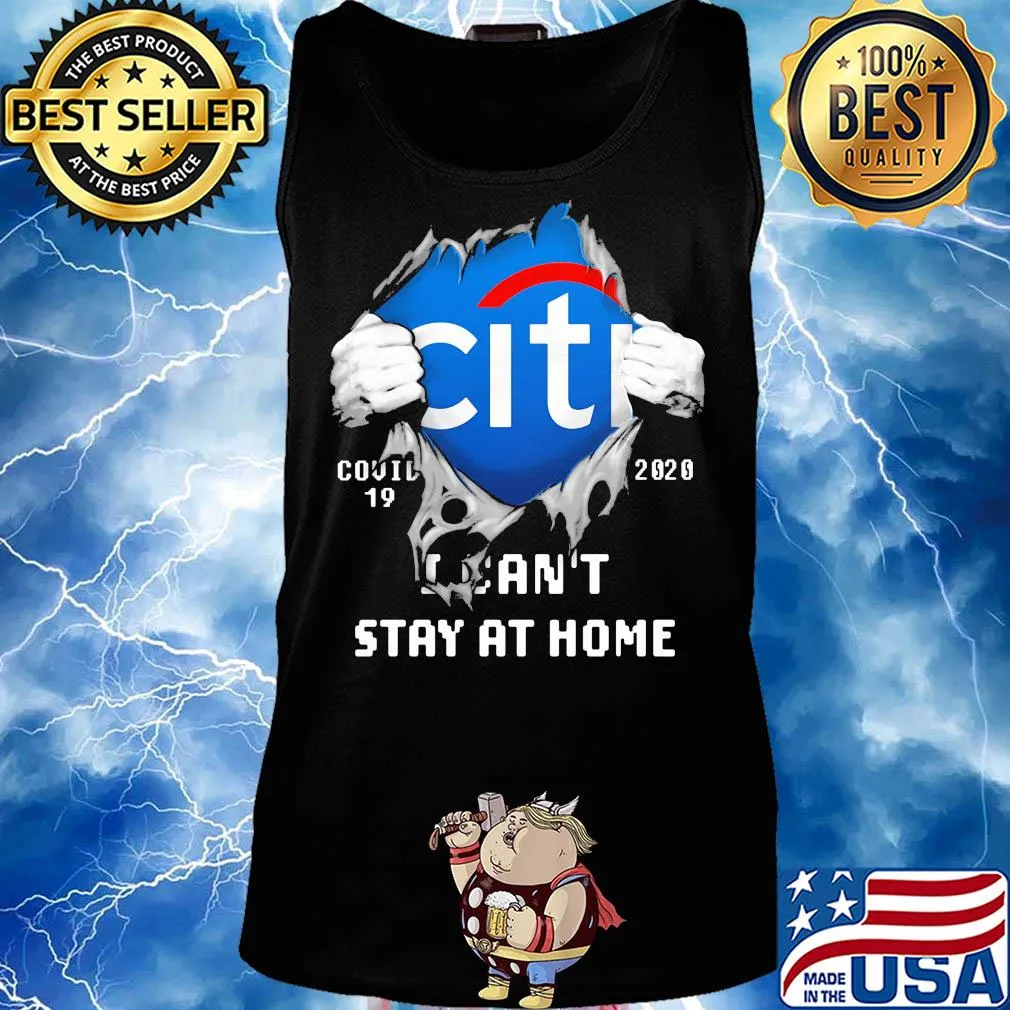 Blood insides citibank covid-19 2020 I can't stay at home s Tank top