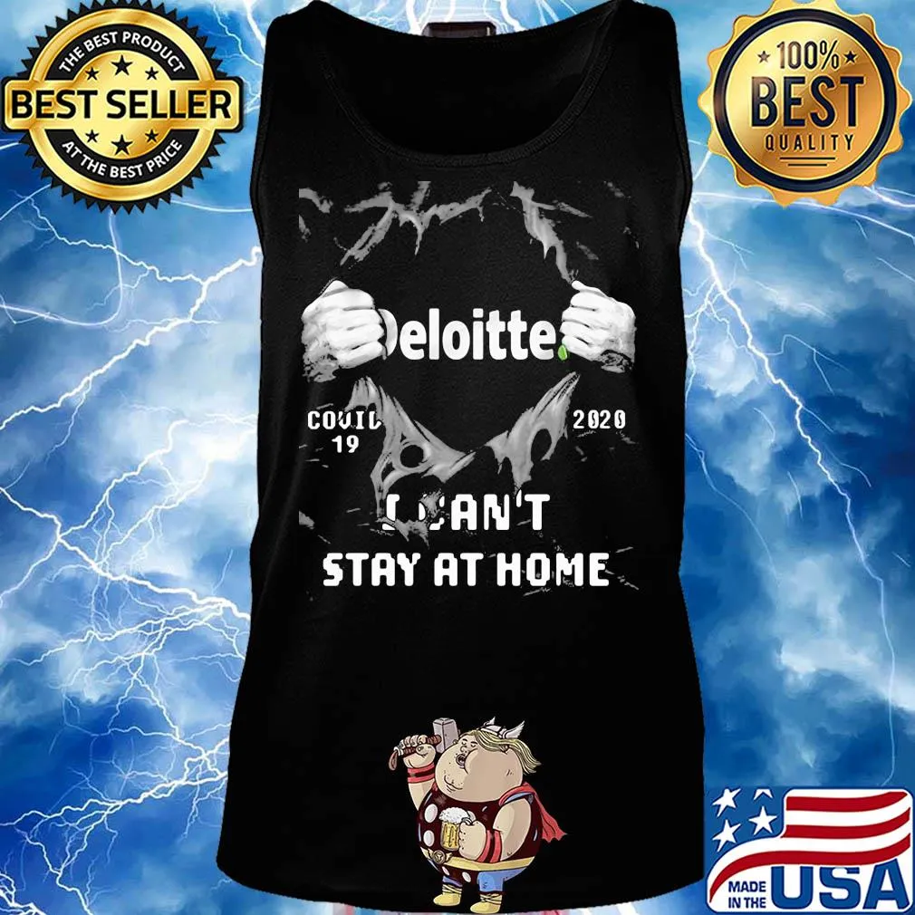 Blood insides deloitte covid-19 2020 I can't stay at home s Tank top