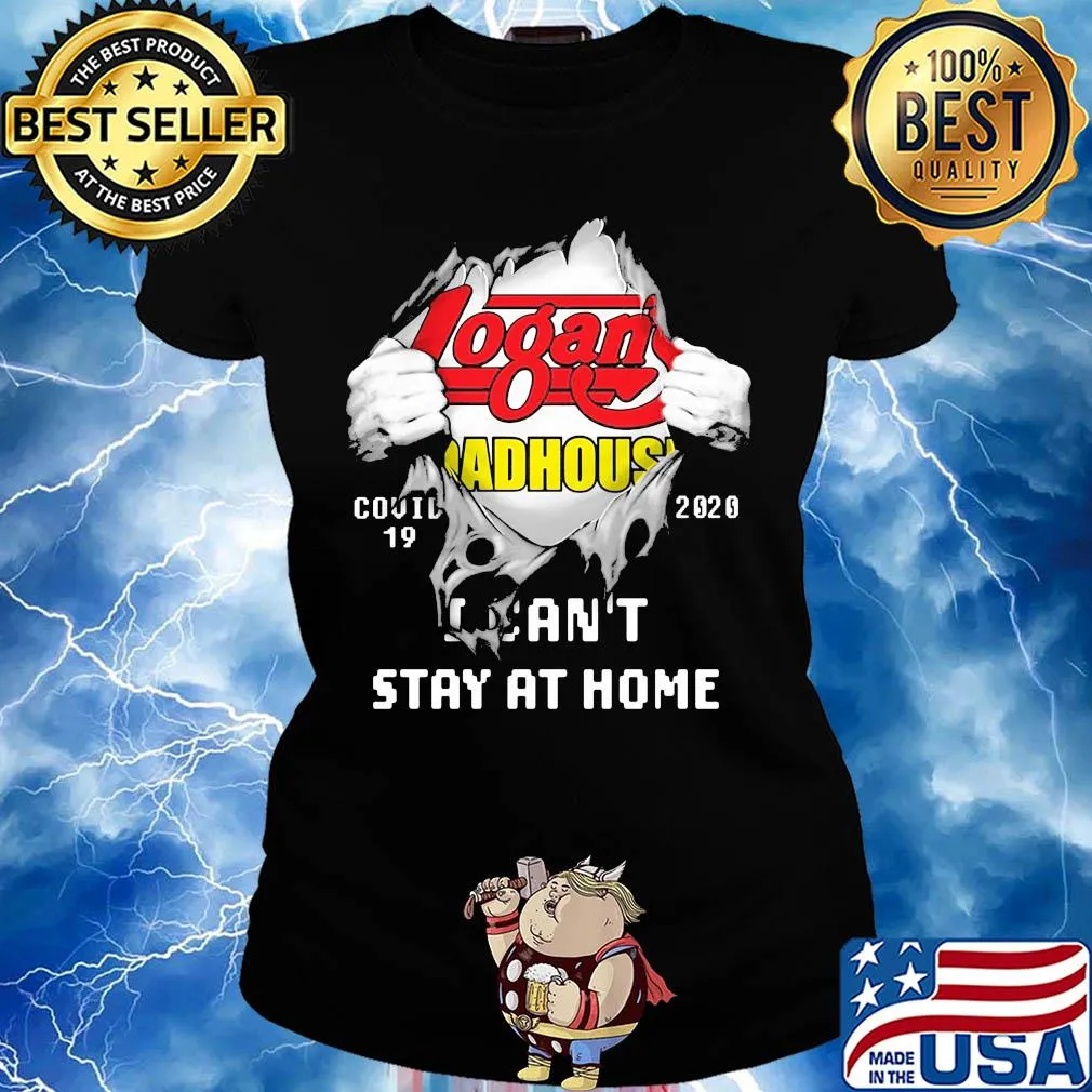 Blood insides logan roadhouse covid-19 2020 I can't stay at home s Ladies tee