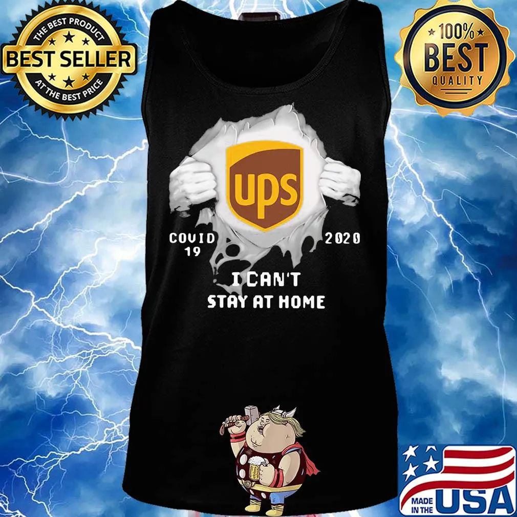 Blood insides ups covid-19 2020 I can't stay at home s Tank top