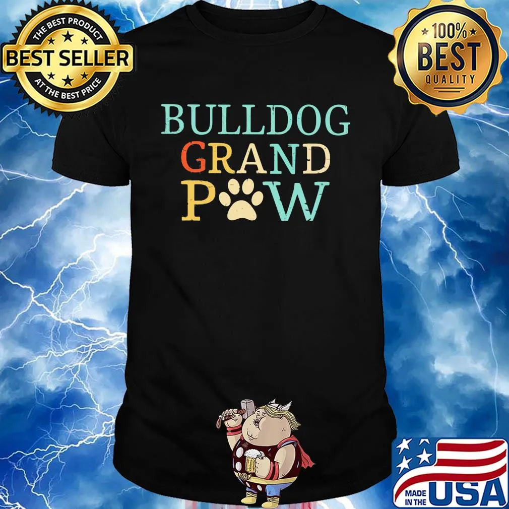 Bulldog grand paw vintage shirt