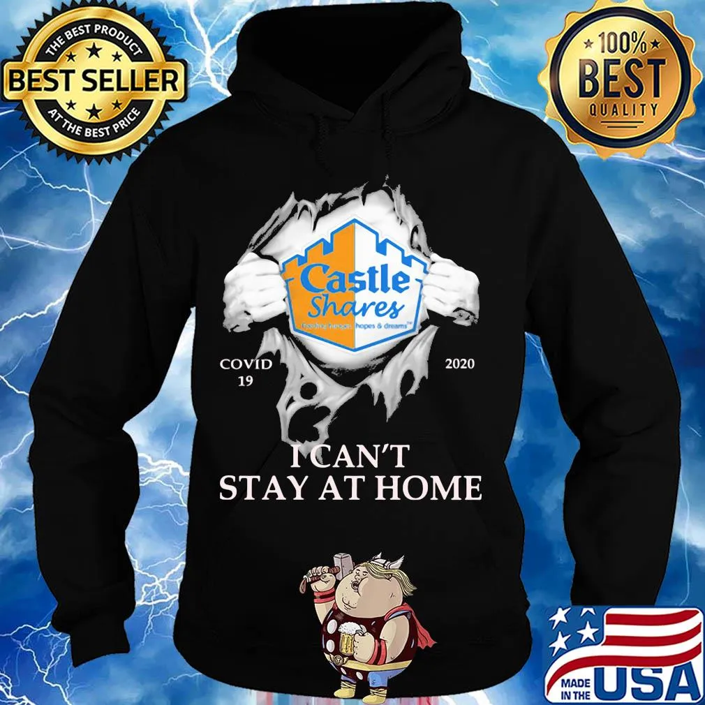 Castle shares covid-19 2020 i can’t stay at home hand s Hoodie