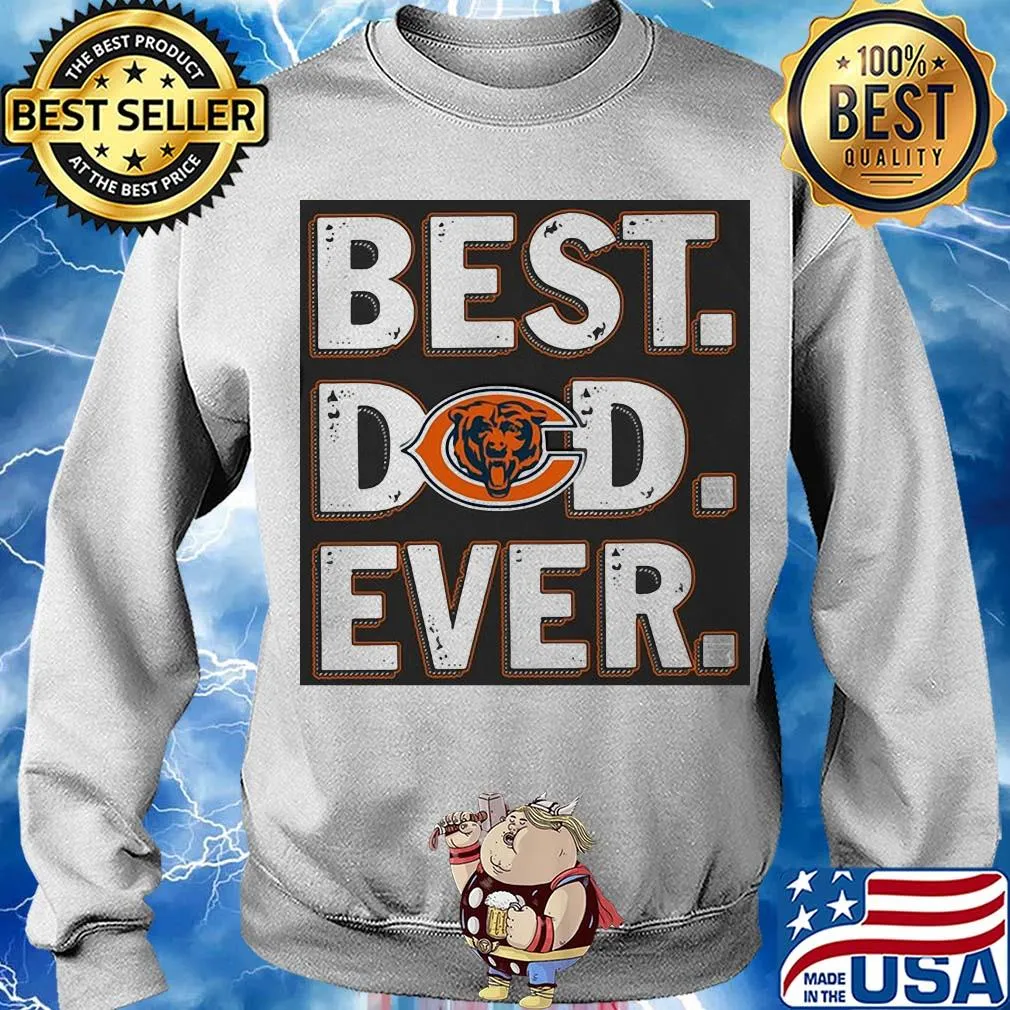 Chicago bears best dad ever happy father's day s Sweater