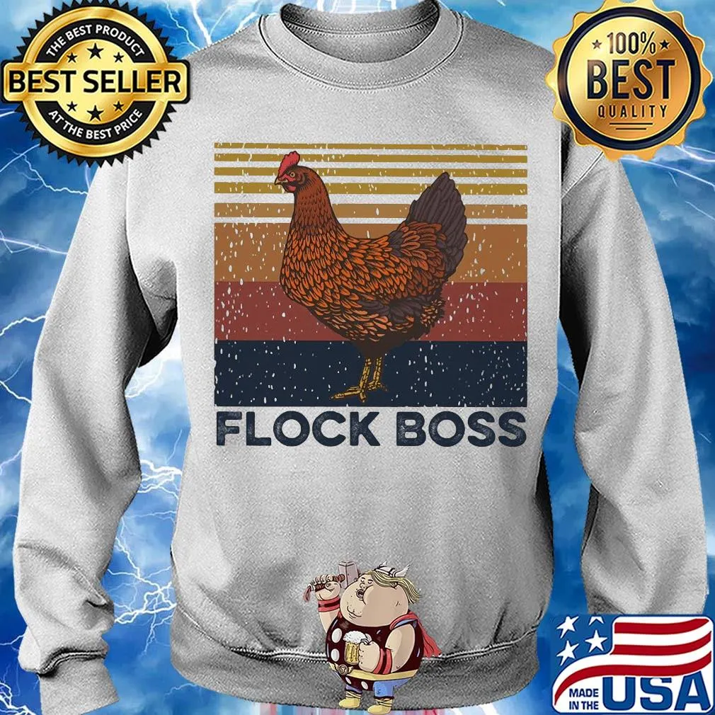 Chicken flock boss vintage s Sweater