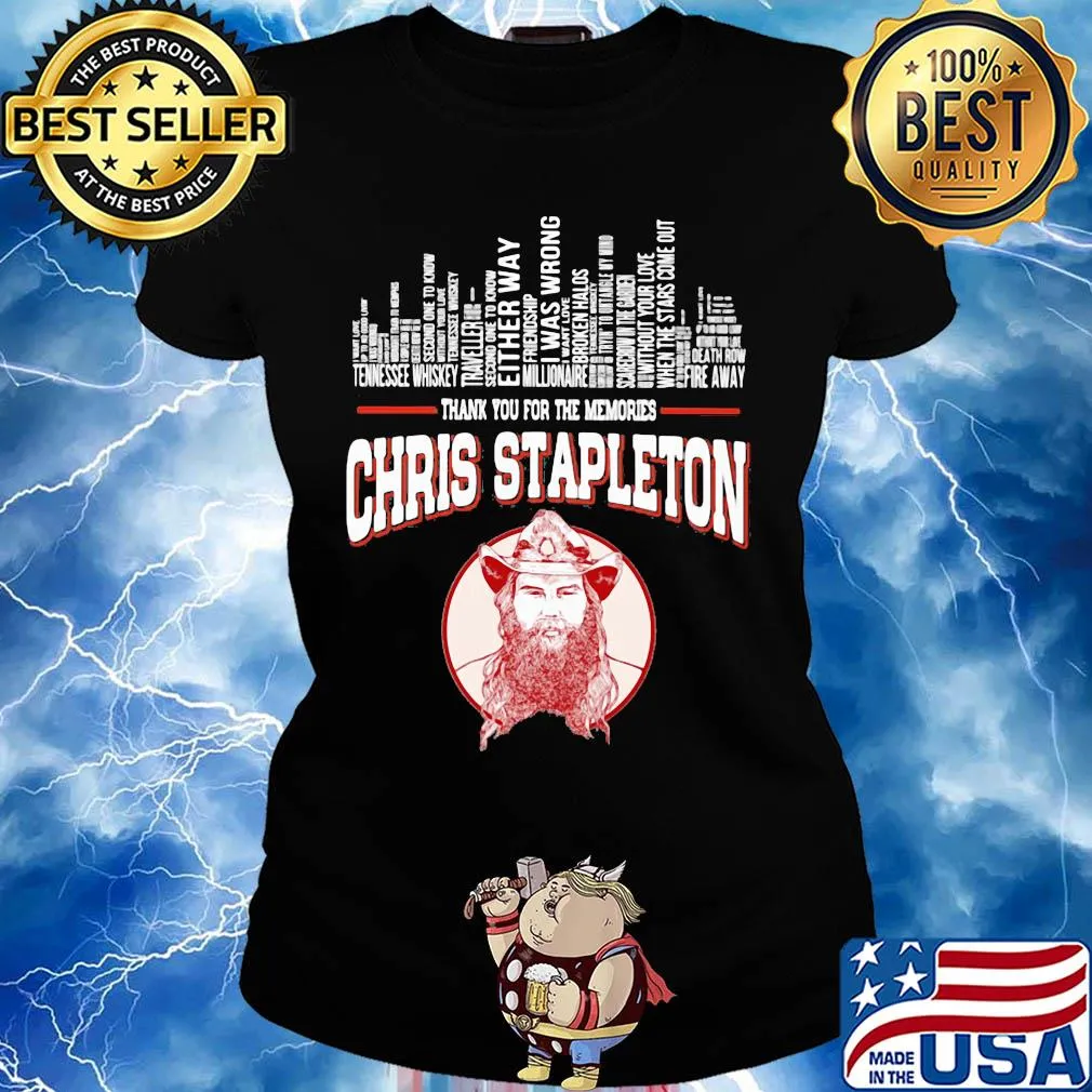 Chris Stapleton thank you for memories s Ladies tee