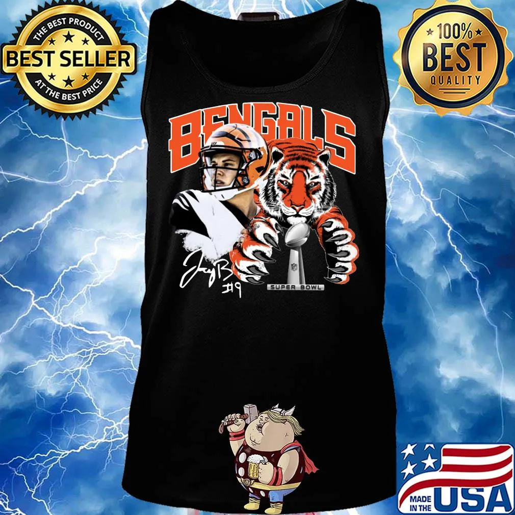 Cincinnati bengals 9 joe burrow super bowl champions s Tank top