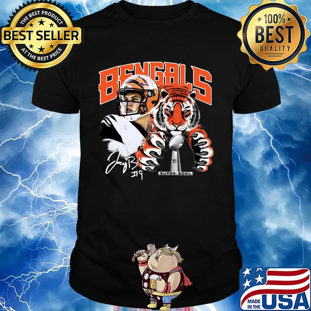 Cincinnati bengals 9 joe burrow super bowl champions shirt