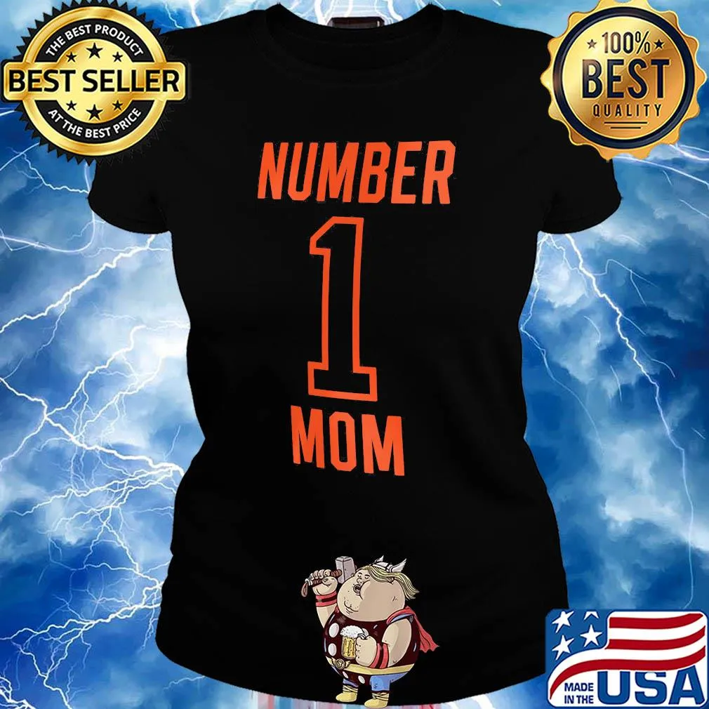 Cincinnati bengals fanatics branded black #1 mom team s Ladies tee