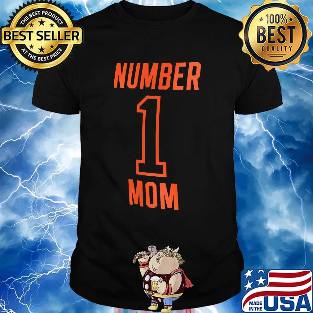 Cincinnati bengals fanatics branded black #1 mom team shirt
