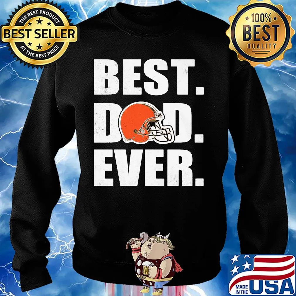 Cleveland browns logo best dad ever happy father's day s Sweater