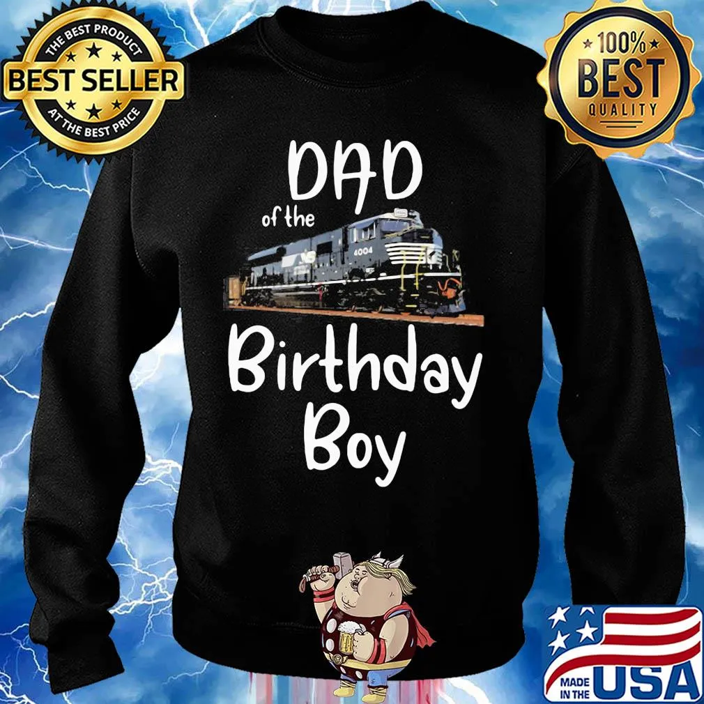 Dad of the birthday boy 004 train s Sweater