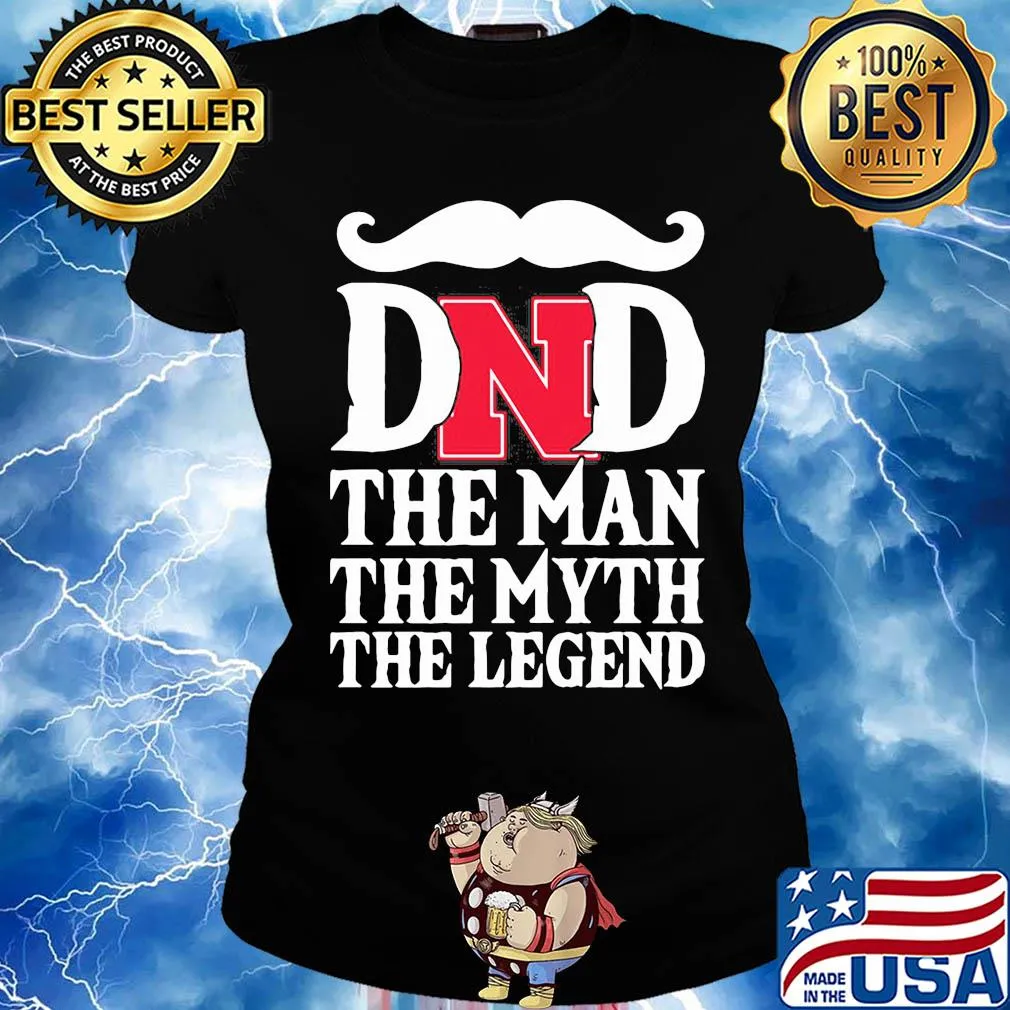 Dad the man the myth legend nebraska cornhuskers happy father's day s Ladies tee