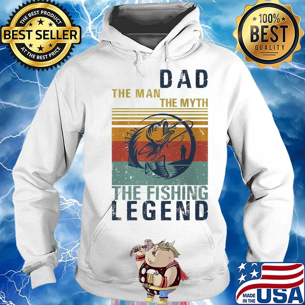 Dad the man the myth the fishing legend vintage s Hoodie