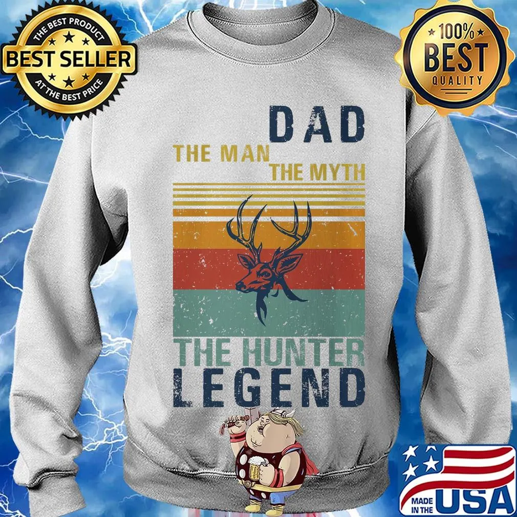 Dad the man the myth the hunter legend vintage s Sweater