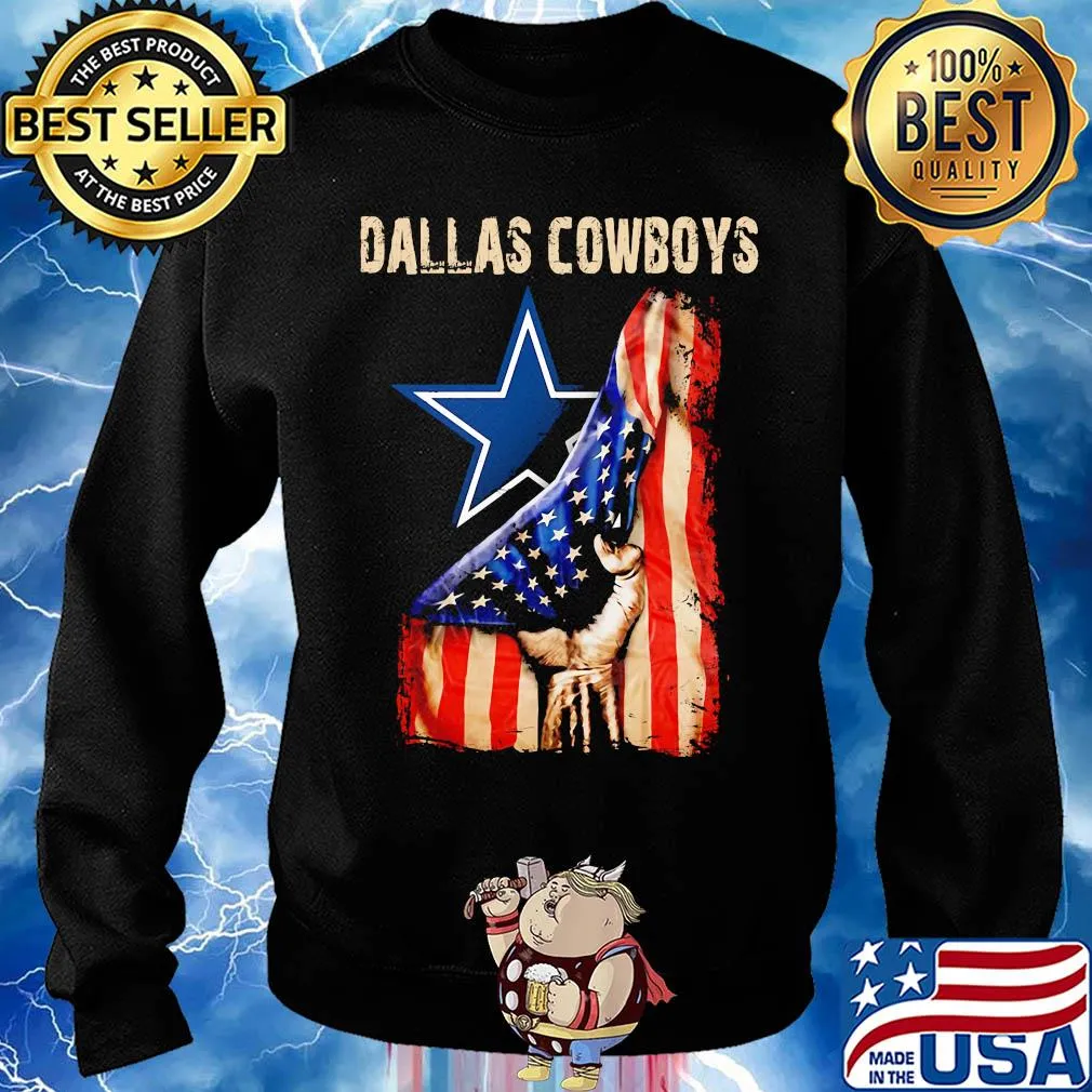 Dallas cowboys american flag independence day s Sweater