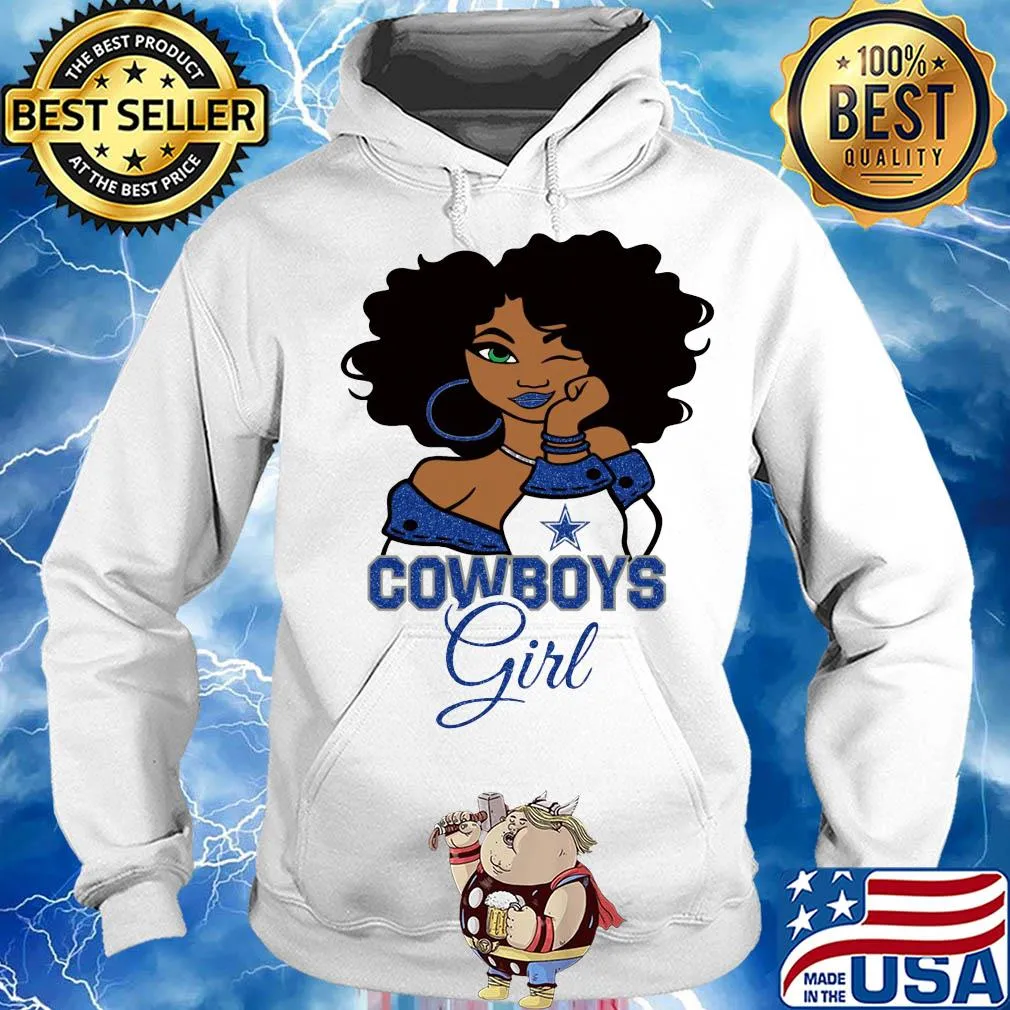 Dallas Cowboys football black girl s Hoodie