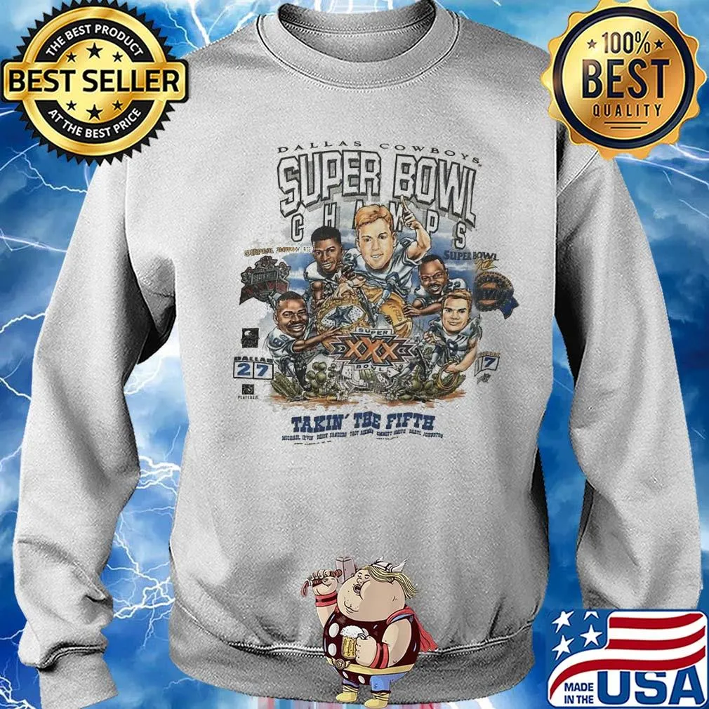 Dallas cowboys football team super bowl champions taking the fifth s Sweater